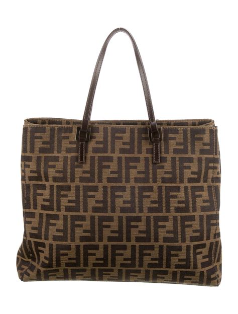 borsa fendi zucca shopper manici fucsia